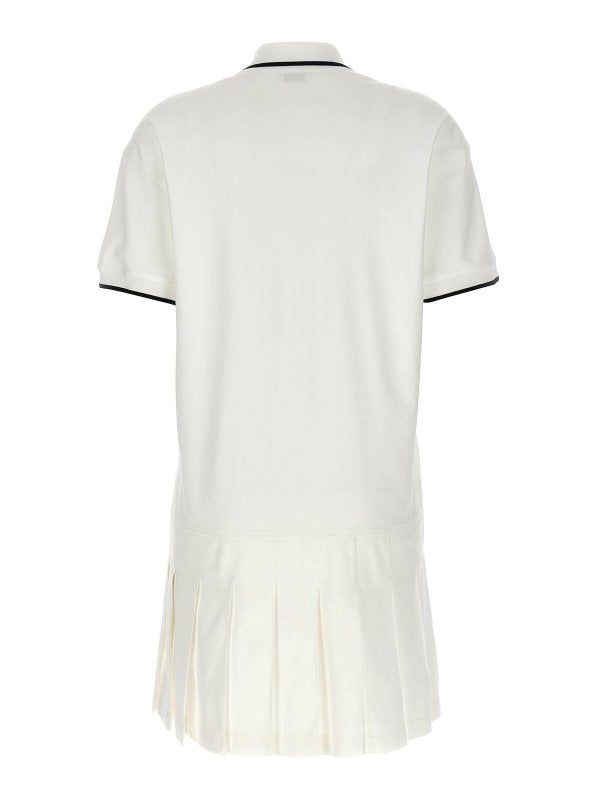 BRUNELLO CUCINELLI WOMEN'S WHITE COTTON POLO DRESS