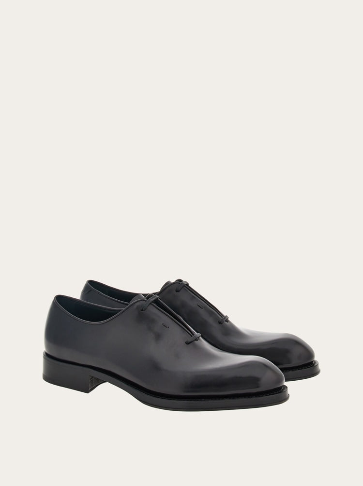 FERRAGAMO MEN'S BLACK CALF LEATHER SHOES