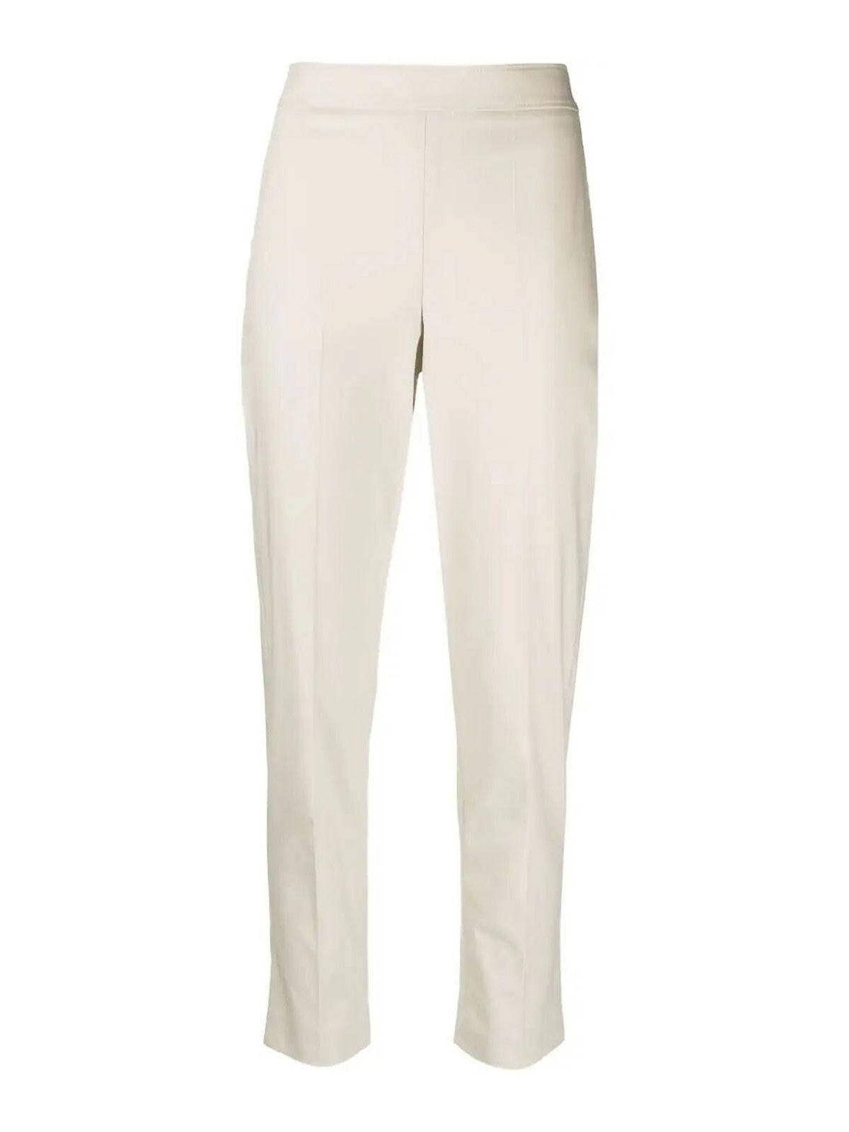 BRUNELLO CUCINELLI WOMEN'S OFF WHITE TAILORED TROUSERS