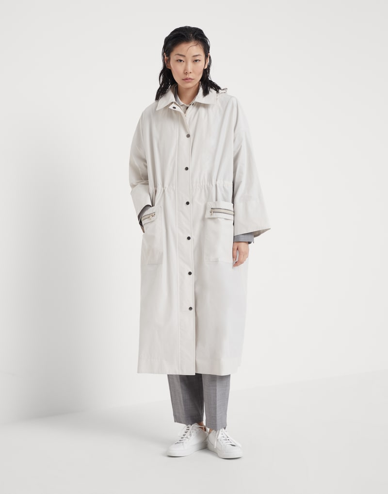 BRUNELLO CUCINELLI WOMEN'S OFF WHITE RELAXED JACKET