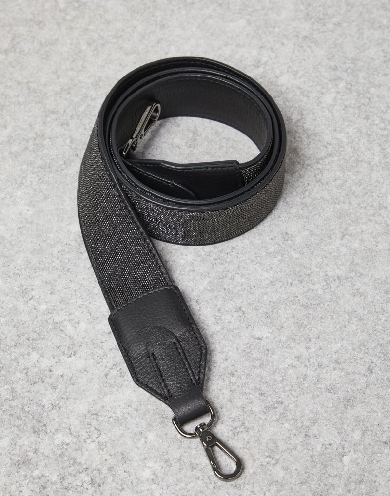 BRUNELLO CUCINELLI WOMEN'S BLACK LEATHER STRAP ACCESSORY