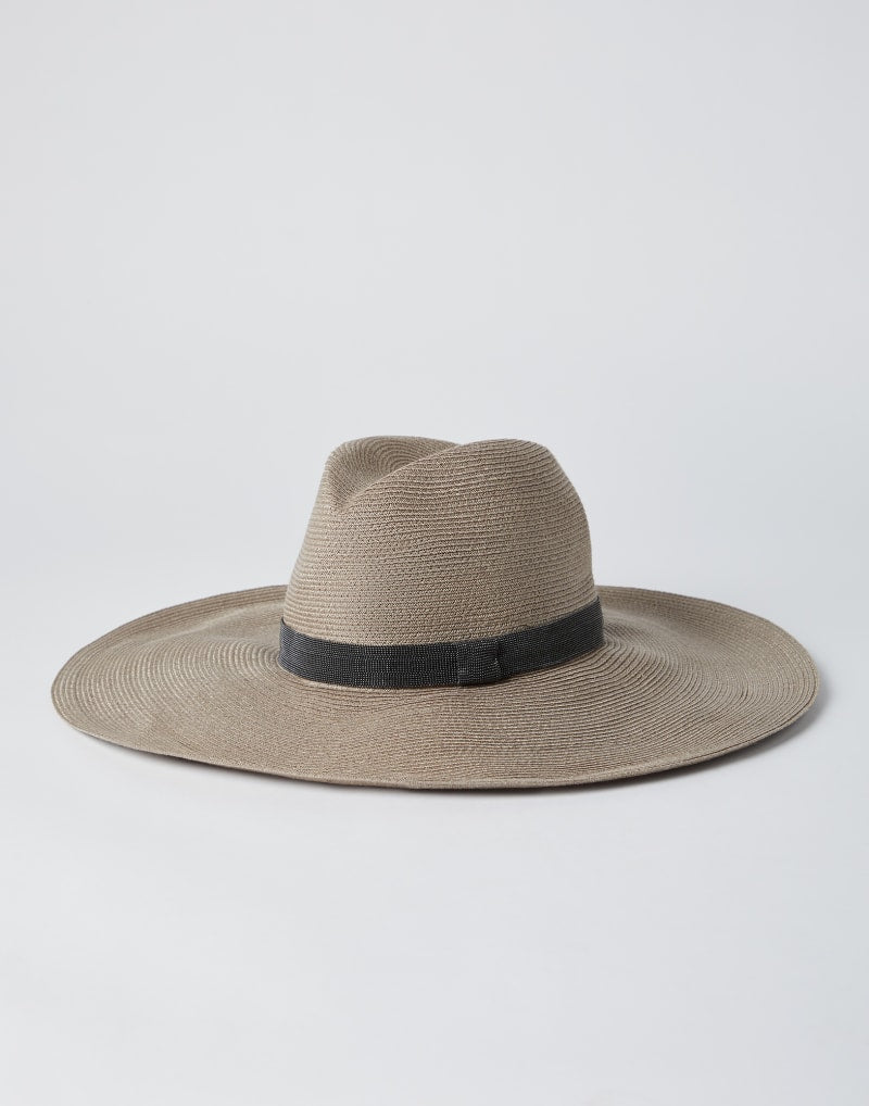 BRUNELLO CUCINELLI WOMEN'S DESERT WIDE BRIM STRAW HAT