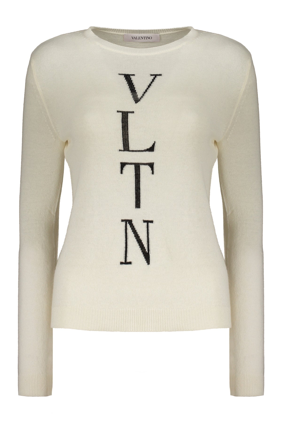 VALENTINO WOMEN'S OFF WHITE WOOL SWEATER