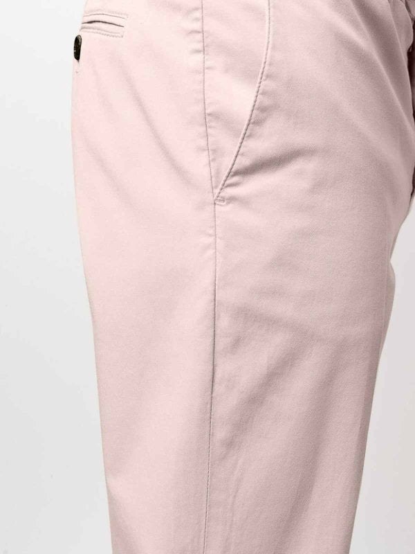 BRUNELLO CUCINELLI MEN'S LIGHT BEIGE TAILORED TROUSERS