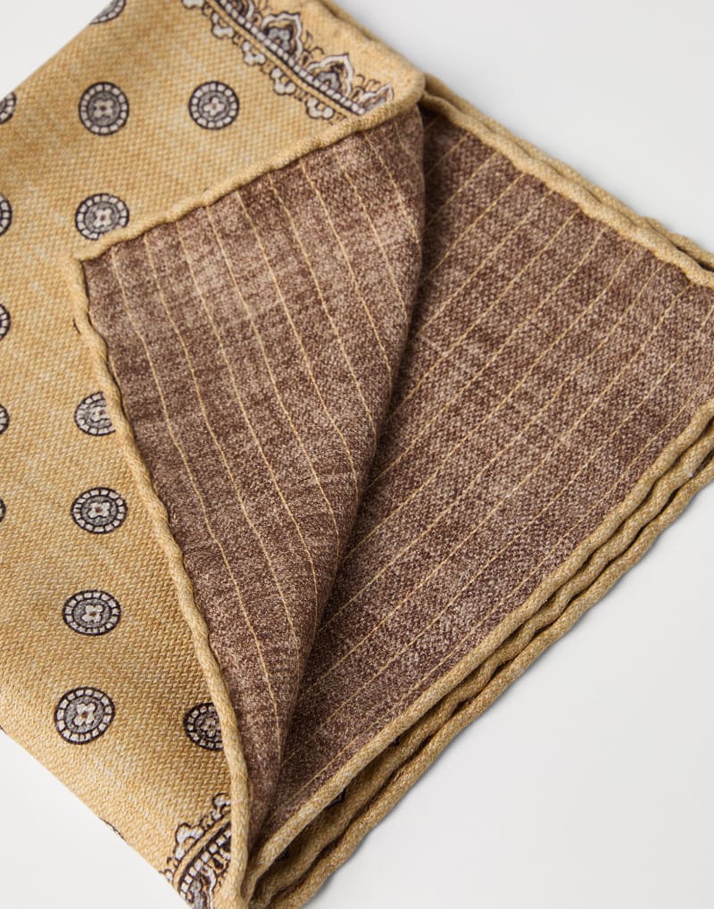 BRUNELLO CUCINELLI MEN'S POCKETSQUARE