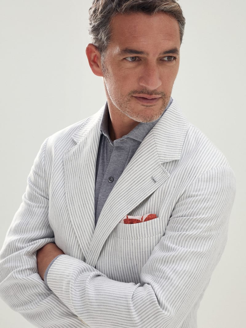 BRUNELLO CUCINELLI MEN'S POCKETSQUARE