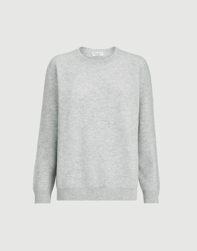 BRUNELLO CUCINELLI WOMEN'S PEBBLE WOOL CREWNECK SWEATER