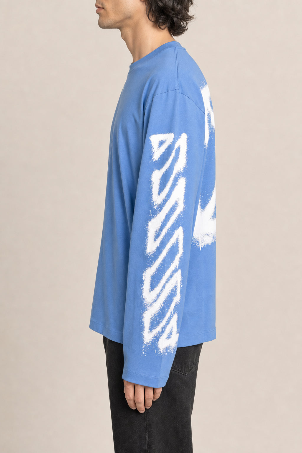 OFF-WHITE MEN'S ALLURE COTTON LONG SLEEVE SHIRT