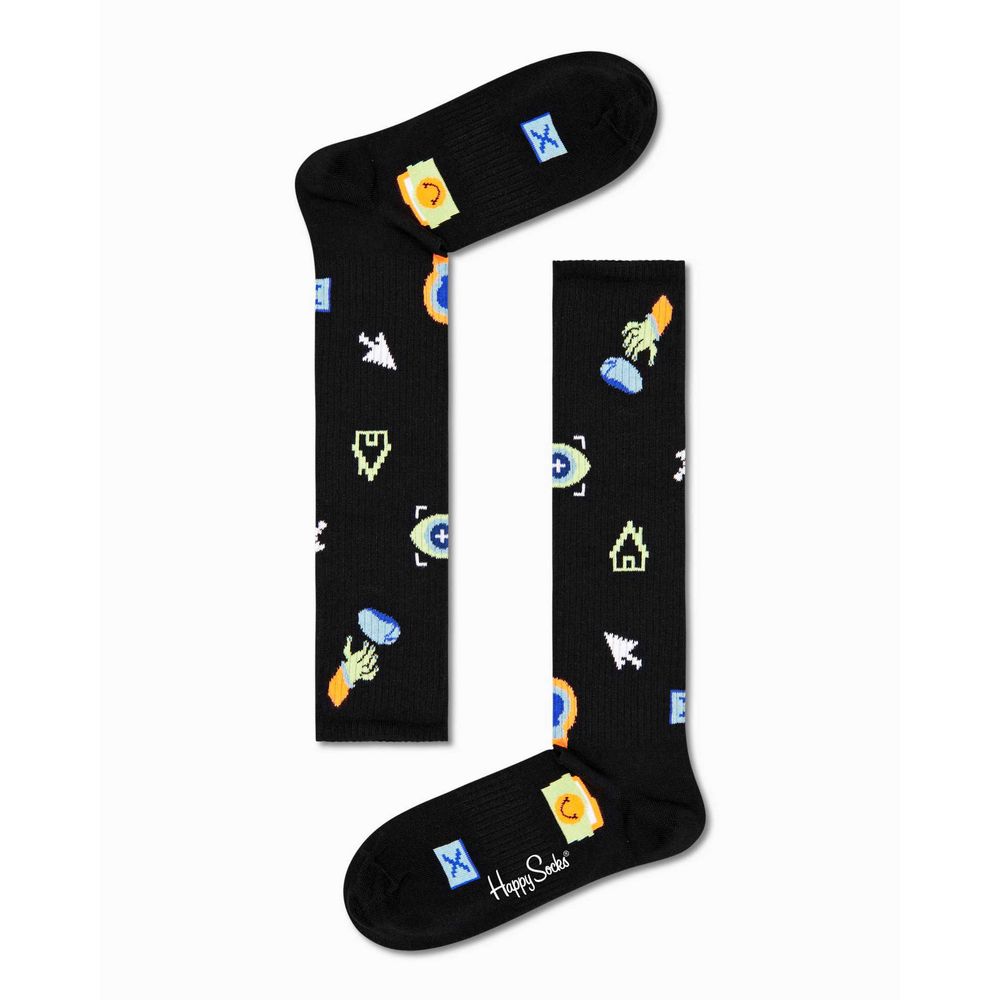 Happy Socks Black Cotton Socks