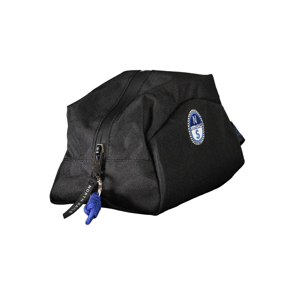North Sails Black Polyester Men Beauty Case