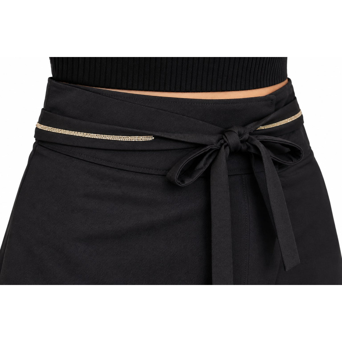 Peserico Wrap Style Belted Midi Skirt