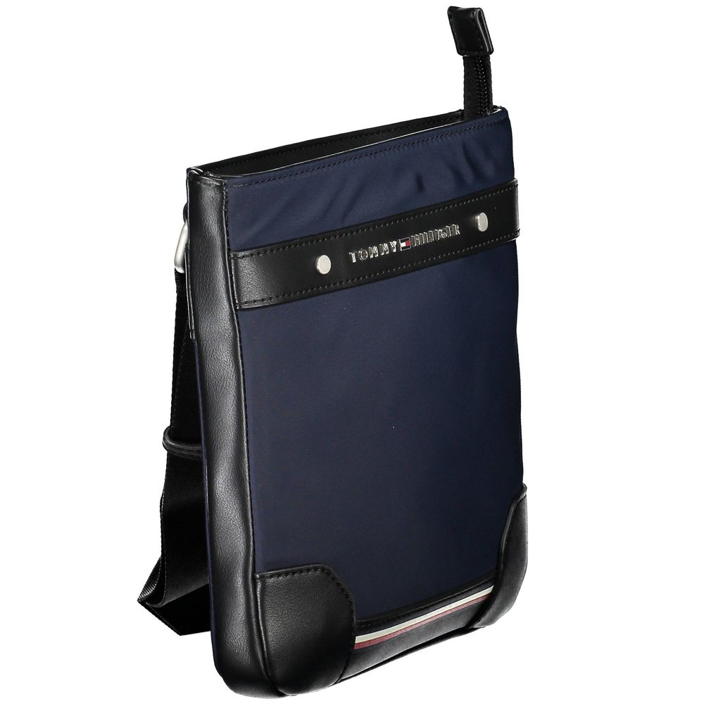 Tommy Hilfiger Blue Polyurethane Men's Shoulder Bag