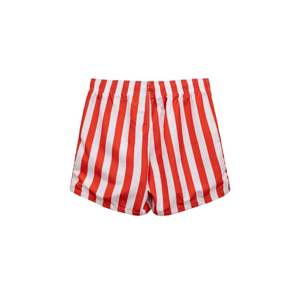 Emporio Armani Red Polyester Swim Shorts