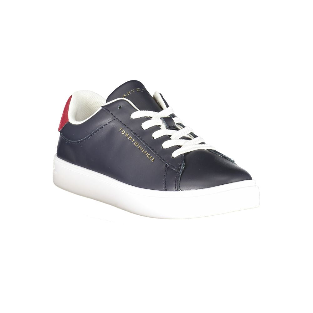 Tommy Hilfiger Blue Polyurethane Women Sneaker