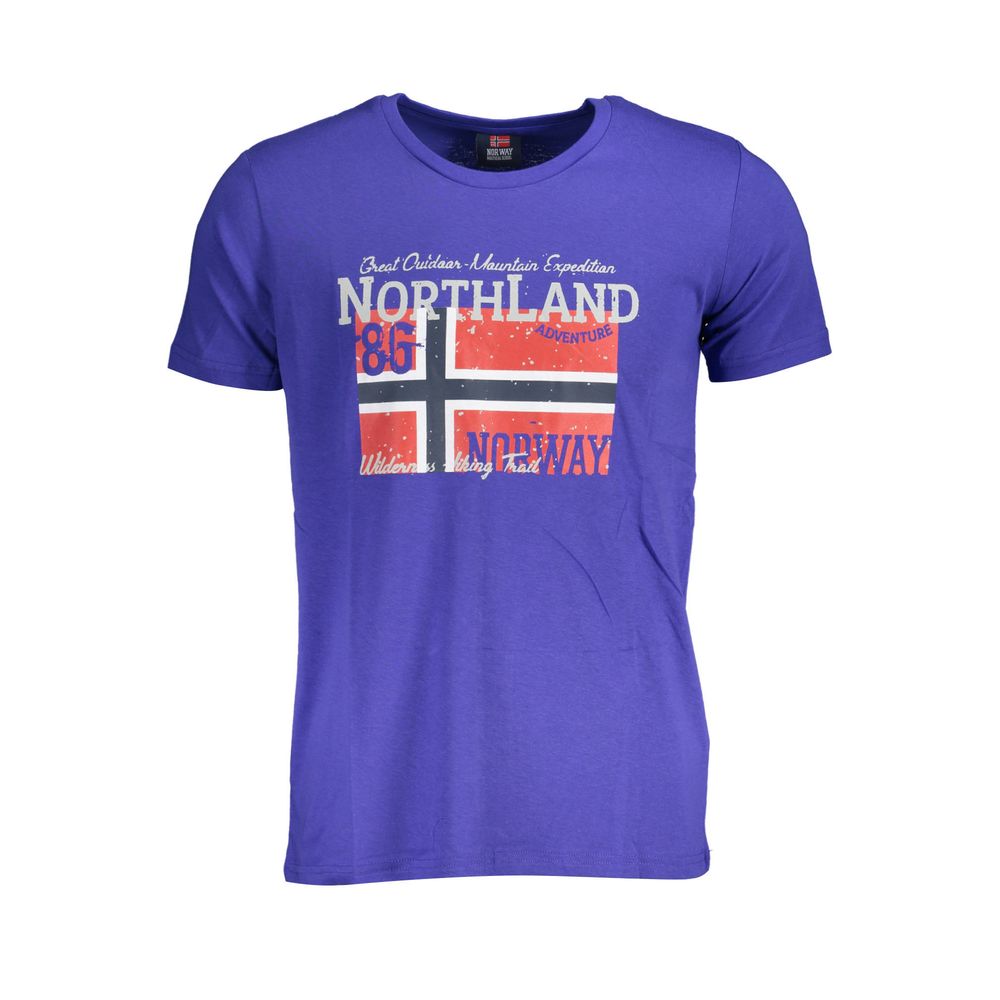 Norway 1963 Blu Cotton Men T-Shirt