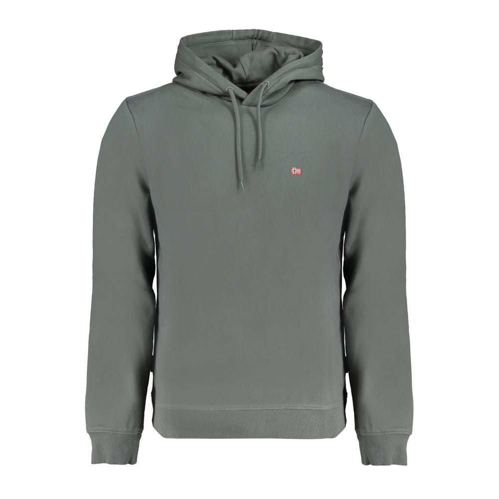 Napapijri Green Cotton Men Sweater