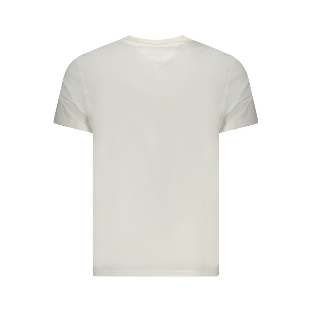 Tommy Hilfiger White Cotton Men's T-Shirt