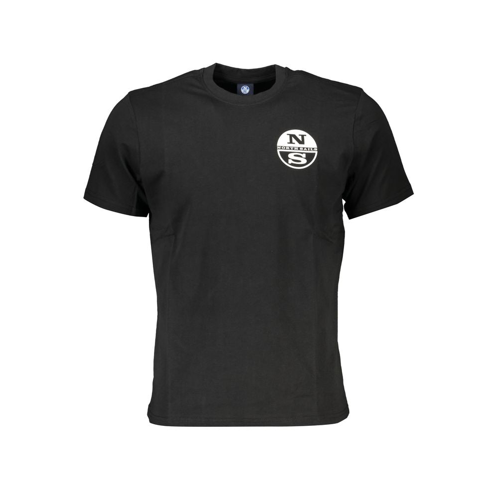 North Sails Black Cotton Men's T-Shirt