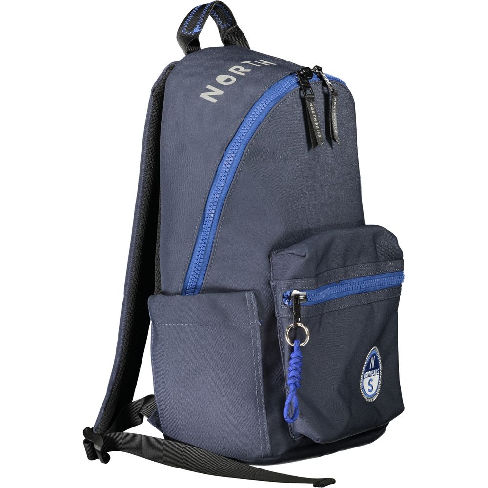 North Sails Blu Polyester Men Backpack