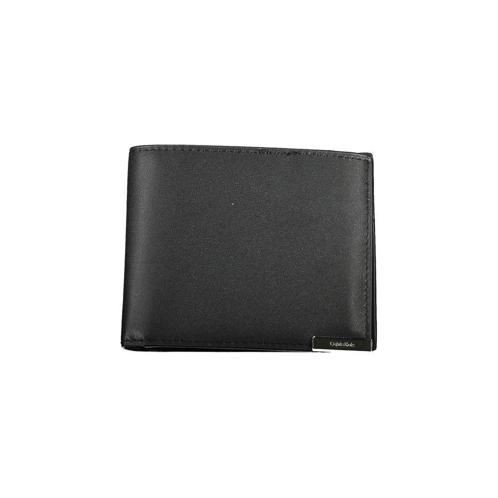 Calvin Klein Nero Poliuretano Uomo Wallet