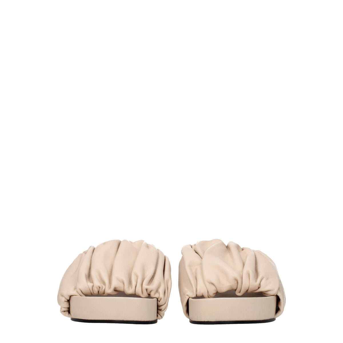 Jil Sander Pink Leather Slippers