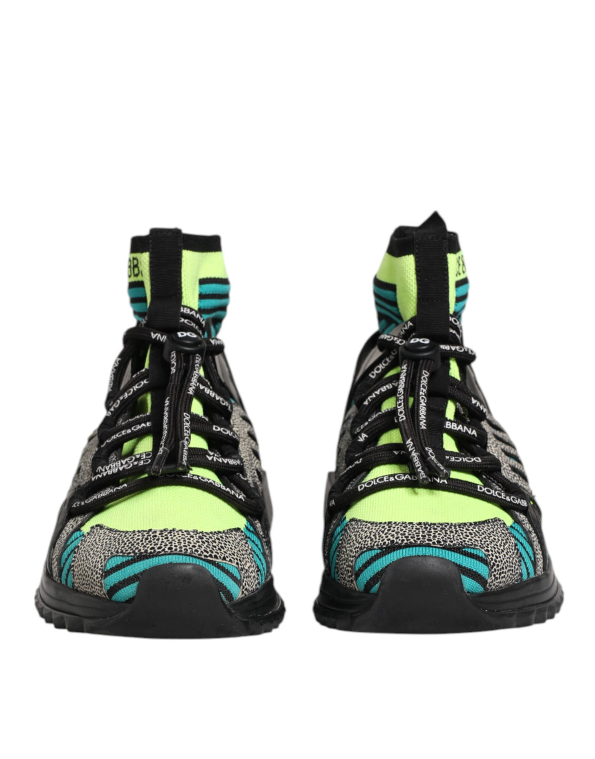 Dolce & Gabbana Multicolor Sorrento Socks Men Sneakers Shoes