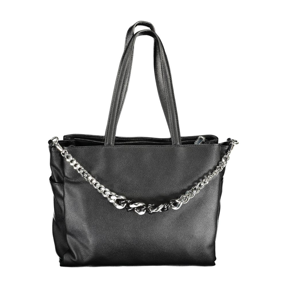 BYBLOS Black Polyurethane Women's Handbag