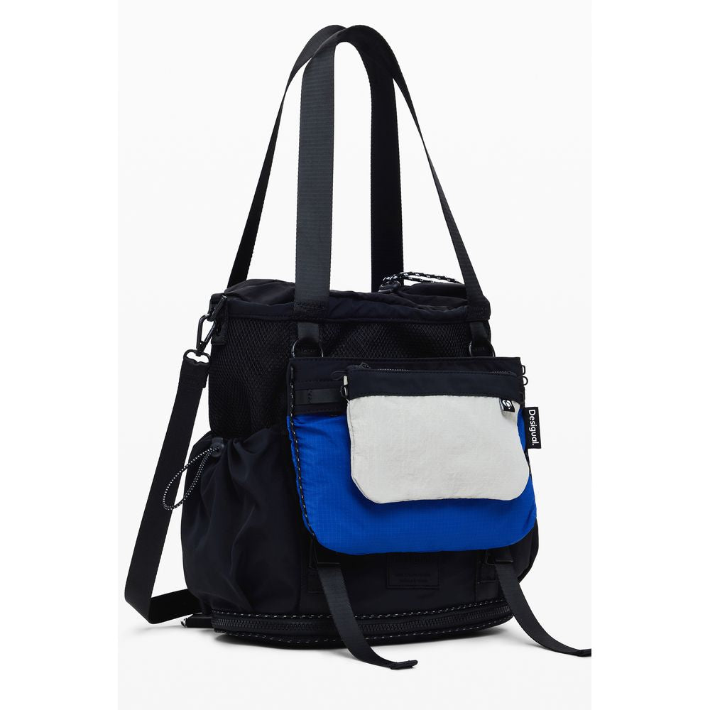 Desigual Black Polyester Women's Convertible Bag