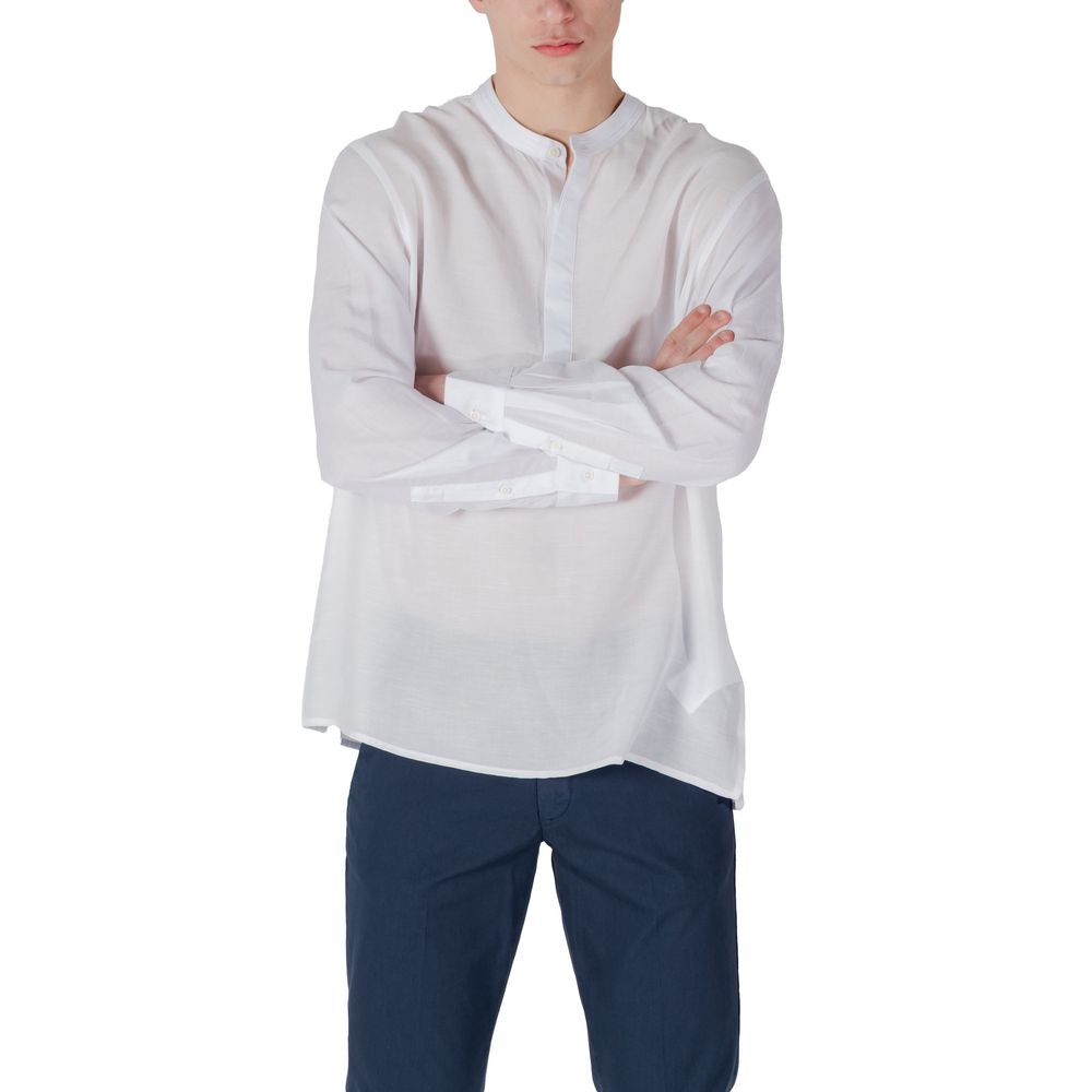 Antony Morato White Lyocell Shirt