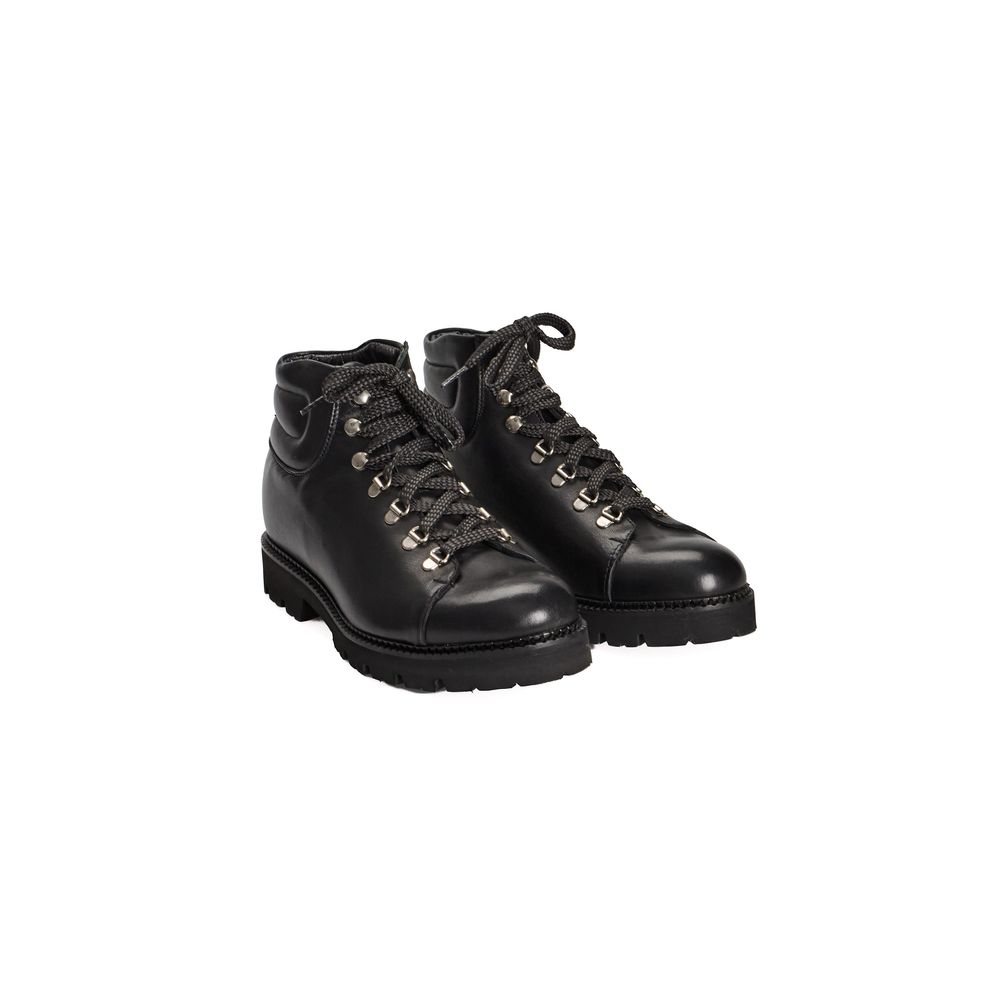 Roberto Pepe Luxury Black Calfskin Men Boot