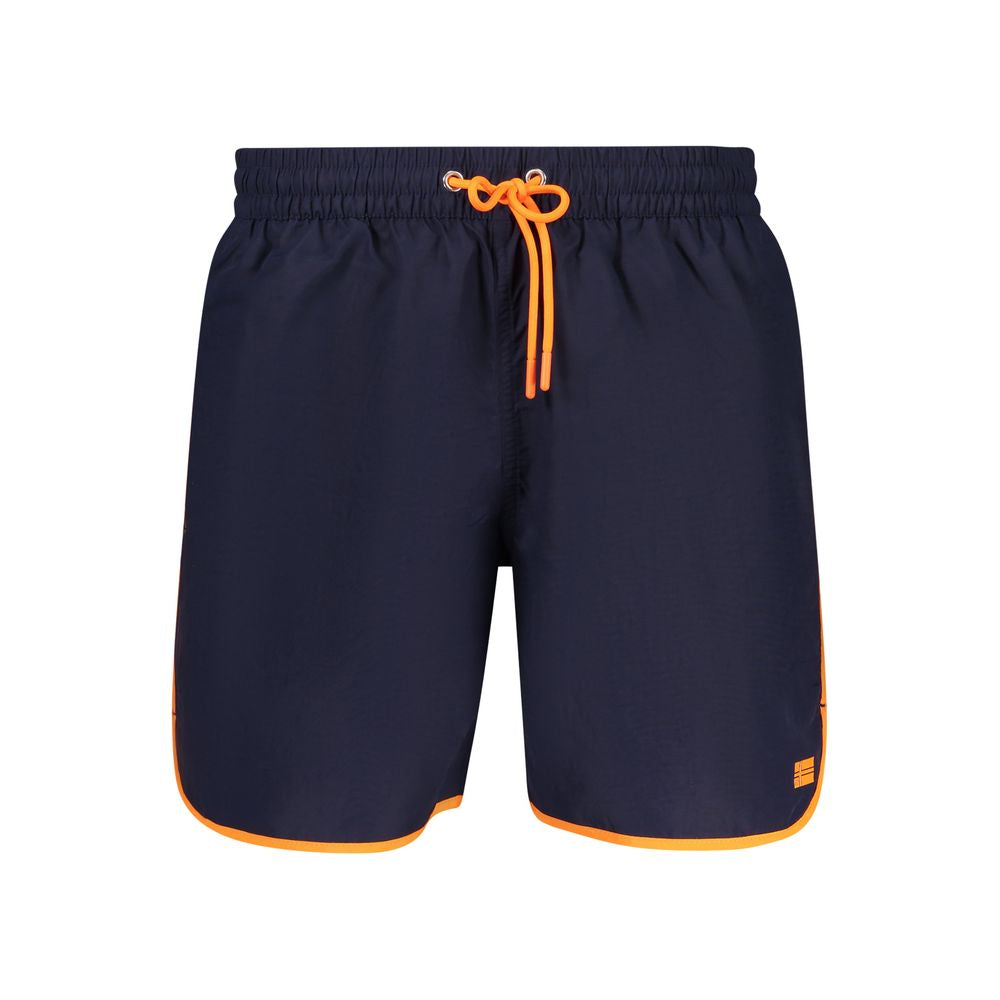 Norway 1963 Blu Poliammide Men Swimwear Boxer