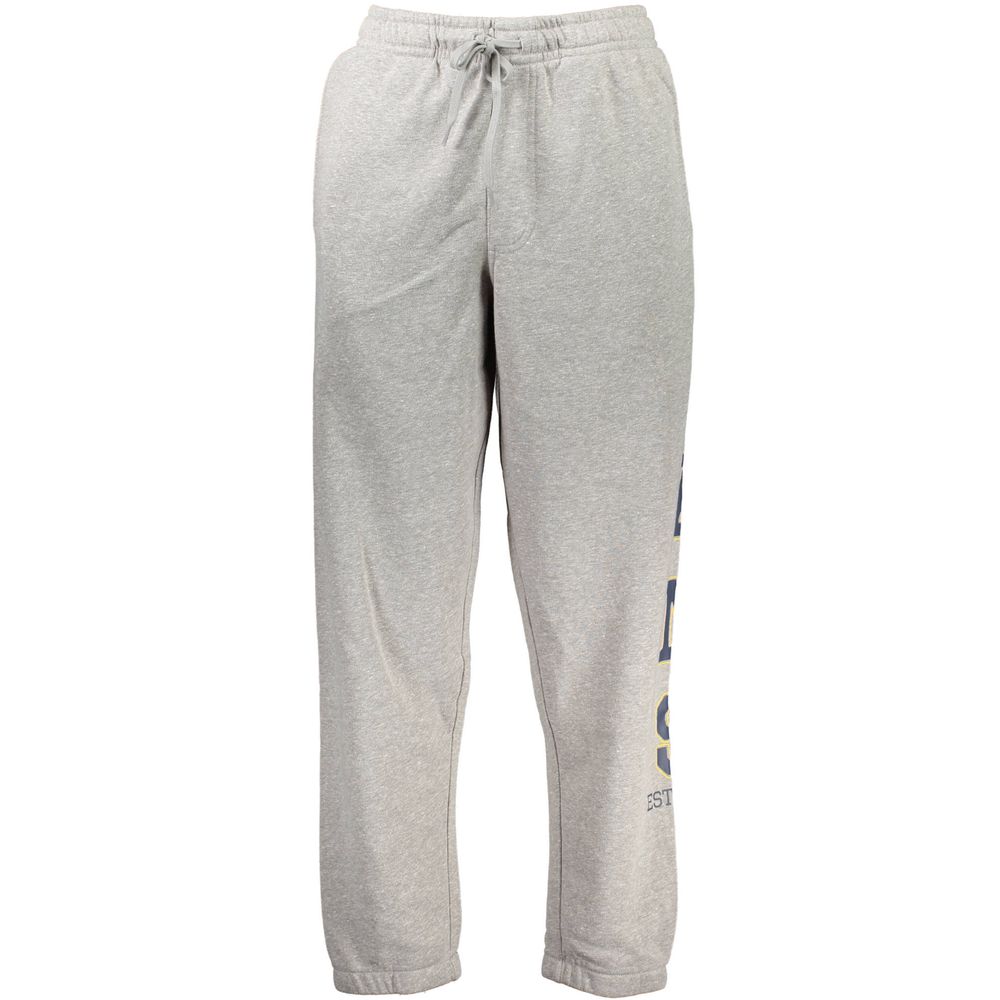 Vans Grigio Cotton Men Sports Trouser