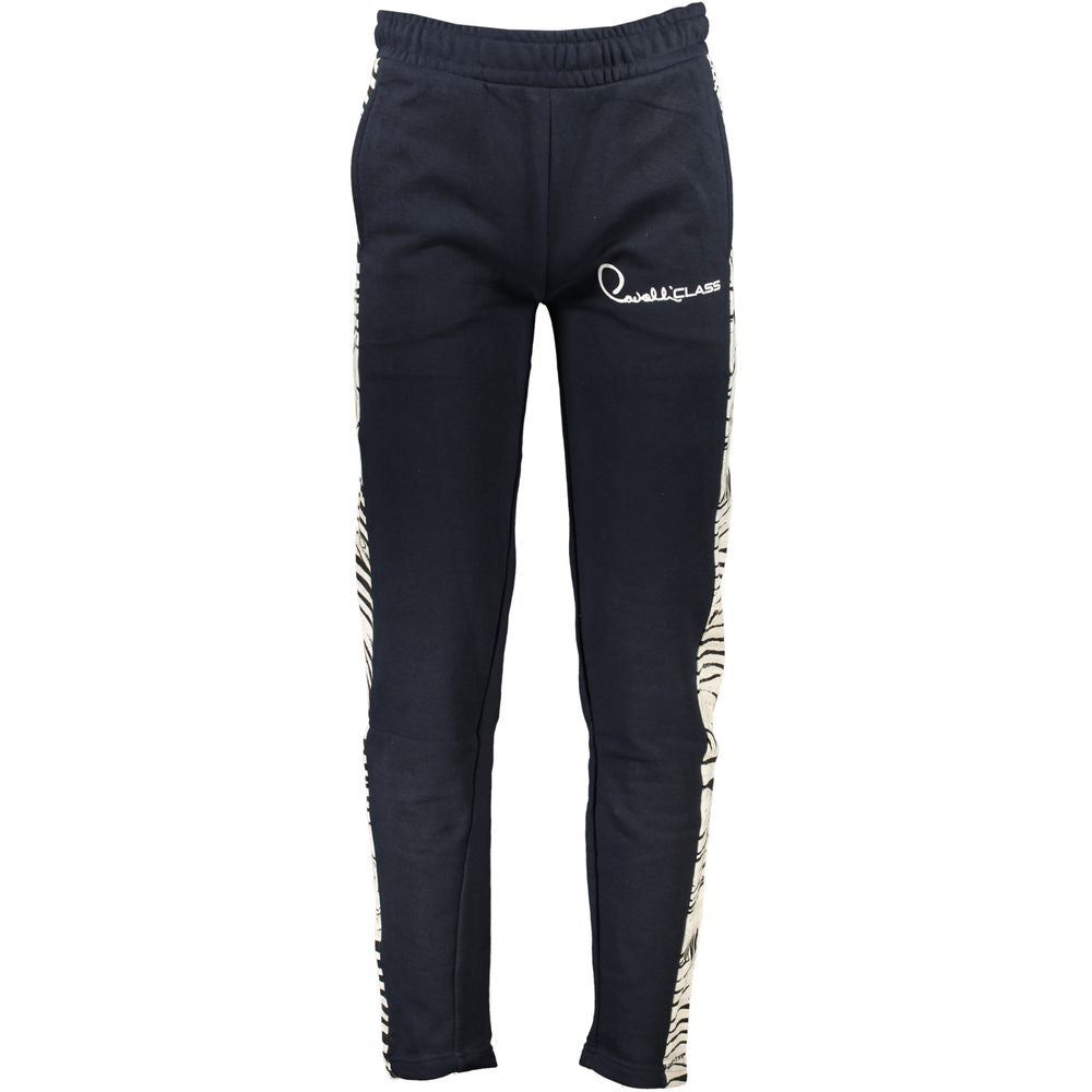 Cavalli Class Blu Cotton Men's Sweatpants