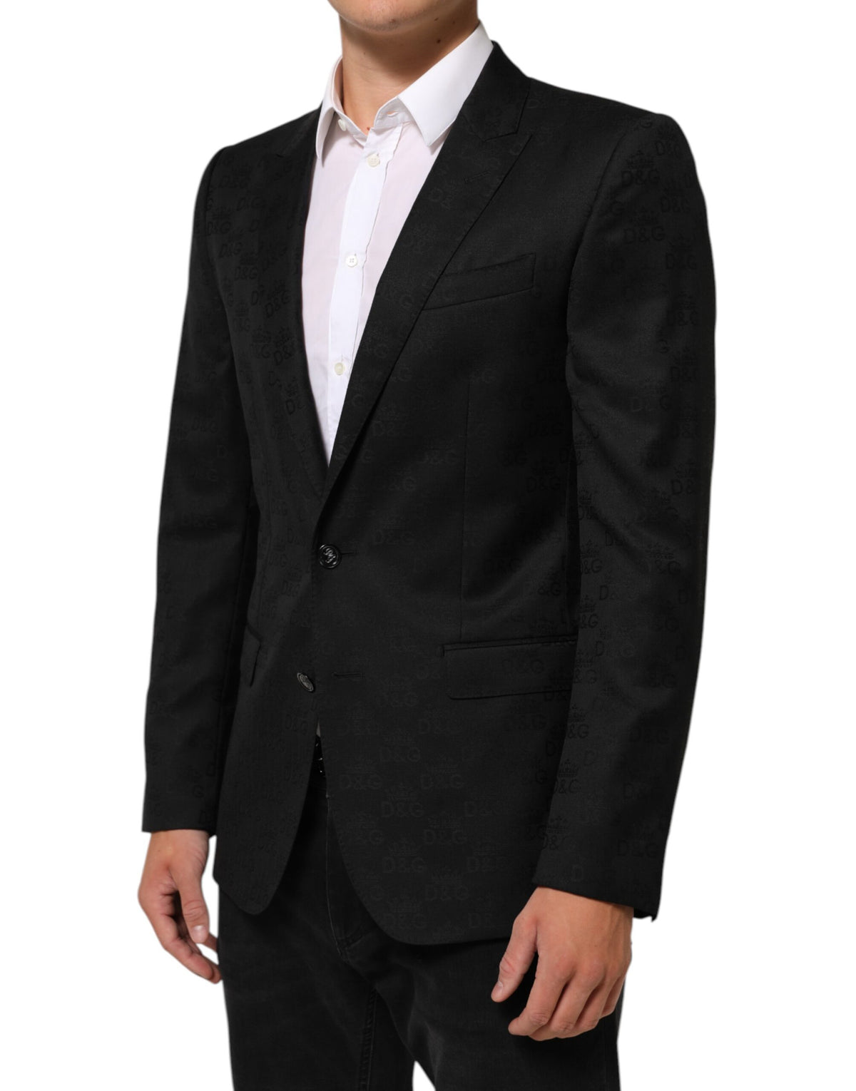 Dolce & Gabbana Black MARTINI 2 Buttons Suit Jacket Blazer