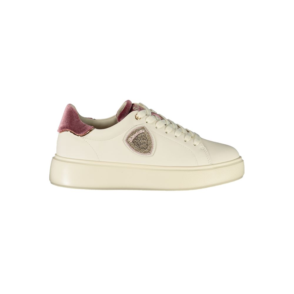 Blauer Bianco Polyurethane Women Sneaker