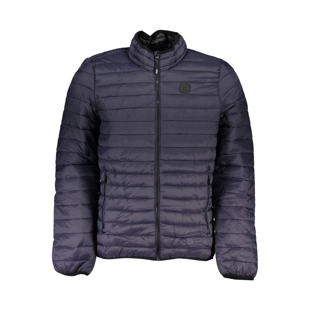 Gianmarco Venturi Blu Poliammide Men's Jacket