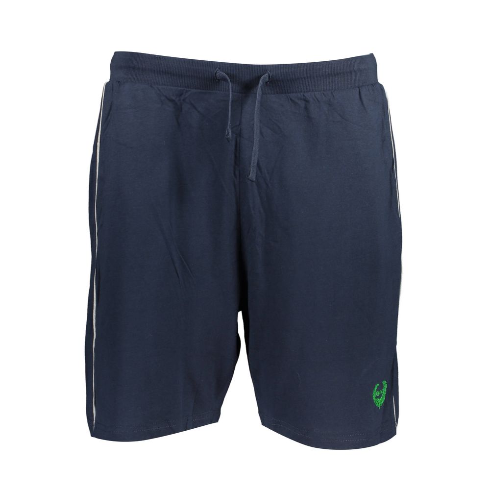Gianmarco Venturi Blue Cotton Men's Track Pant
