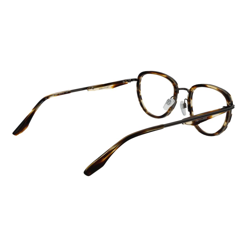 Trussardi Brown Metal & Plastic Glasses (Frames)