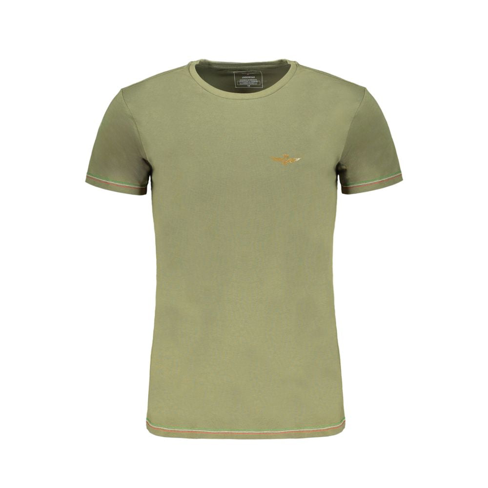 Aeronautica Militare Verde Cotton Men T-Shirt