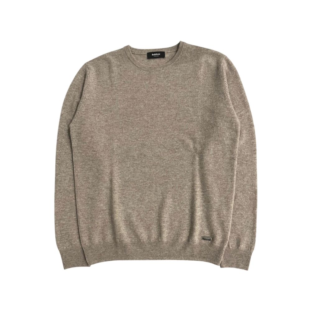 Baldinini Trend Beige Cashmere Men Sweater