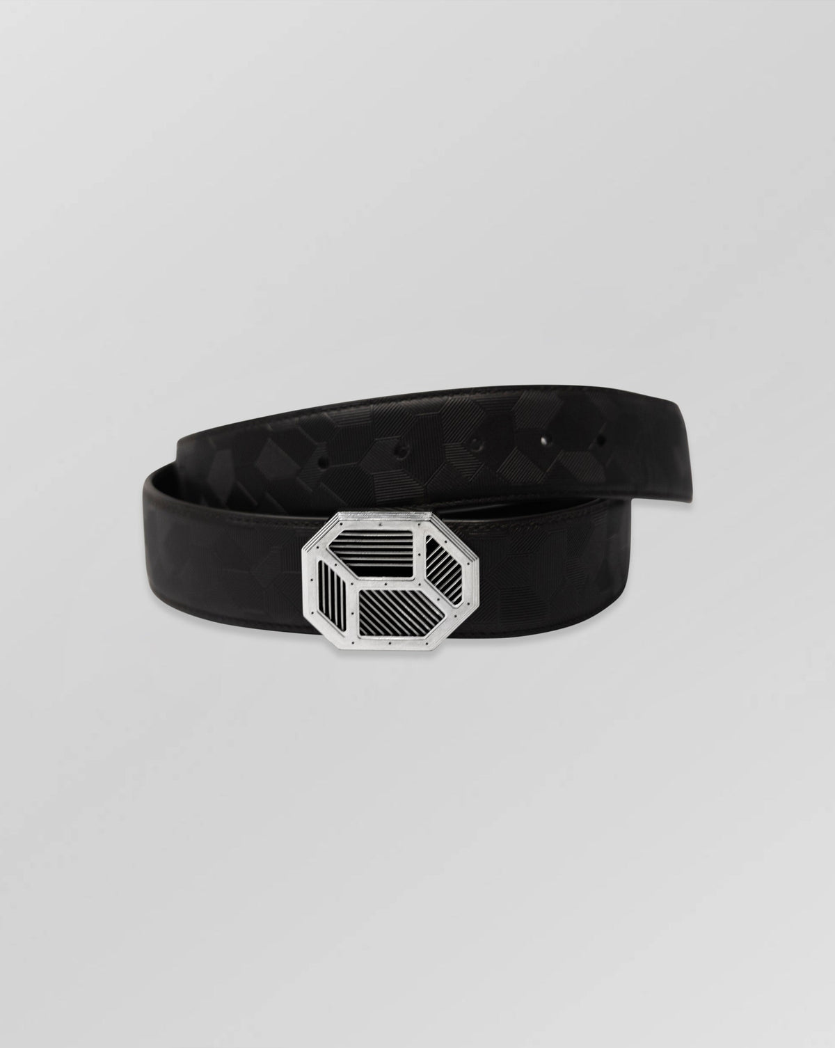 Stefano Ricci Calfskin Leather Belt with Signature Octagonal Buckle