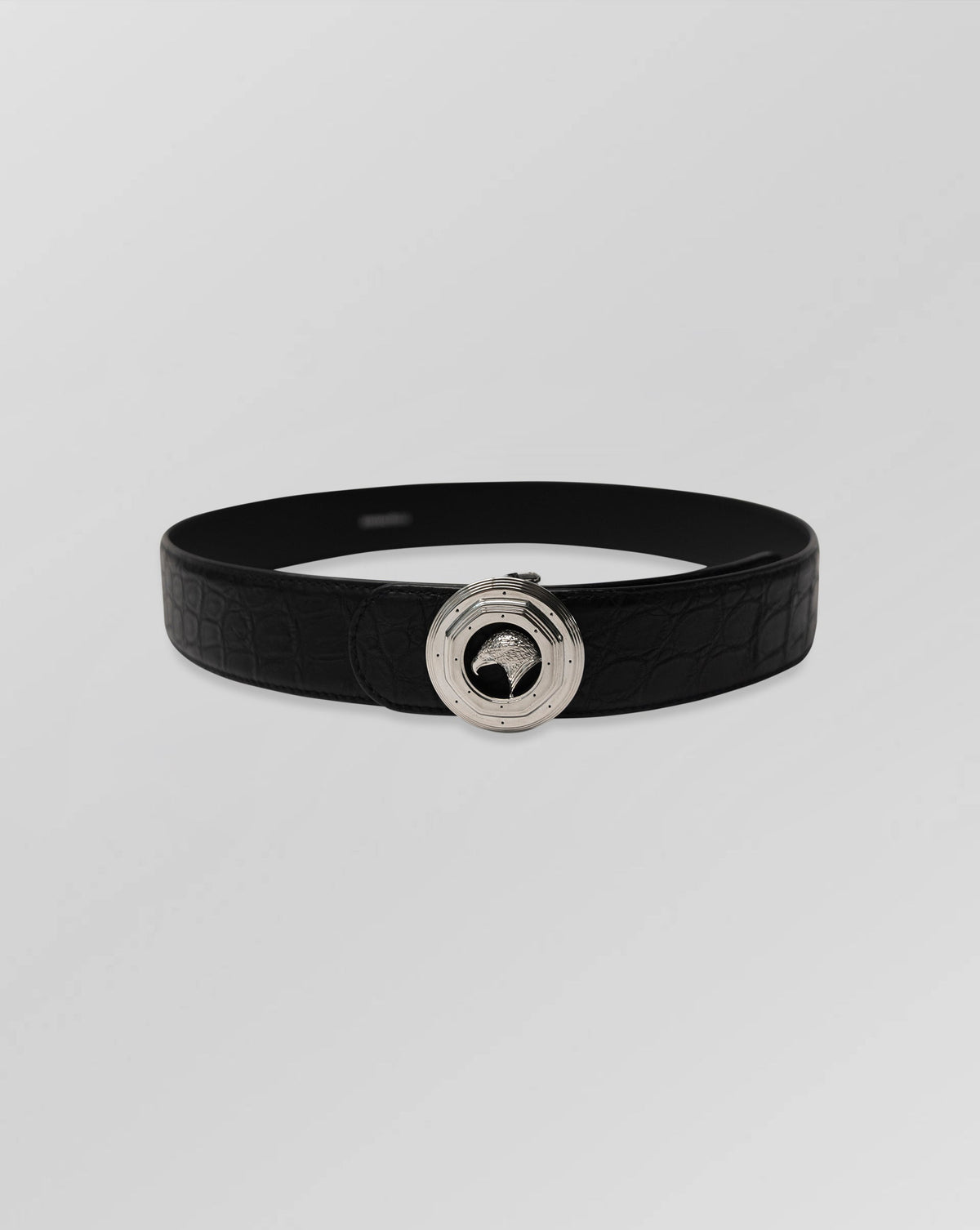 Stefano Ricci Crocodile Leather Belt Eagle Head Buckle