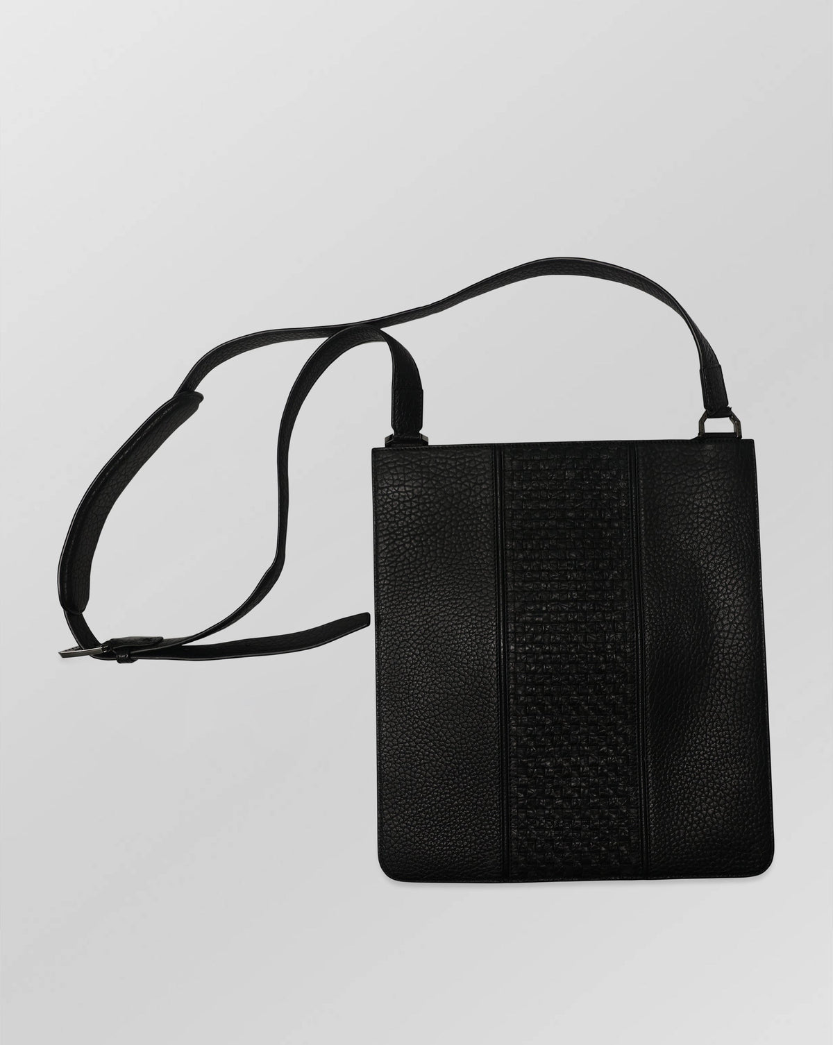 Stefano Ricci Black Embossed Calfskin Leather Document Holder
