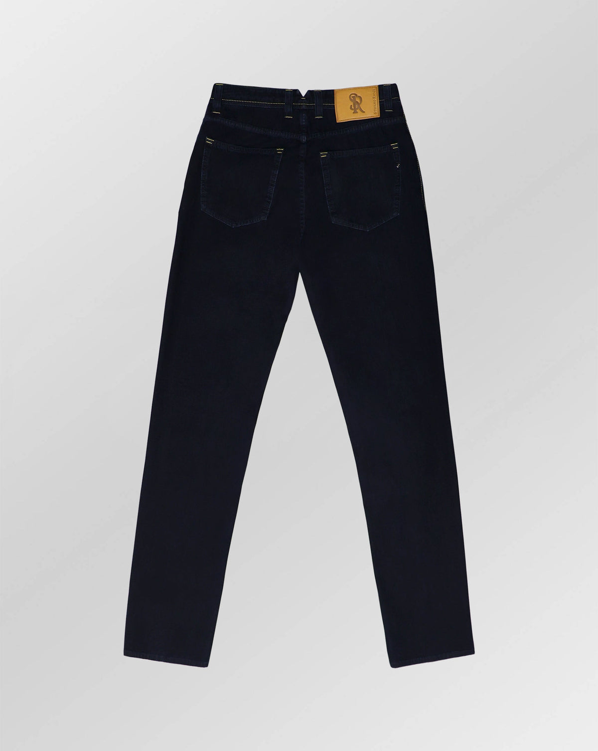 Stefano Ricci Dark Wash Denim Jeans – Regular Comfort Fit Luxury Italian Denim
