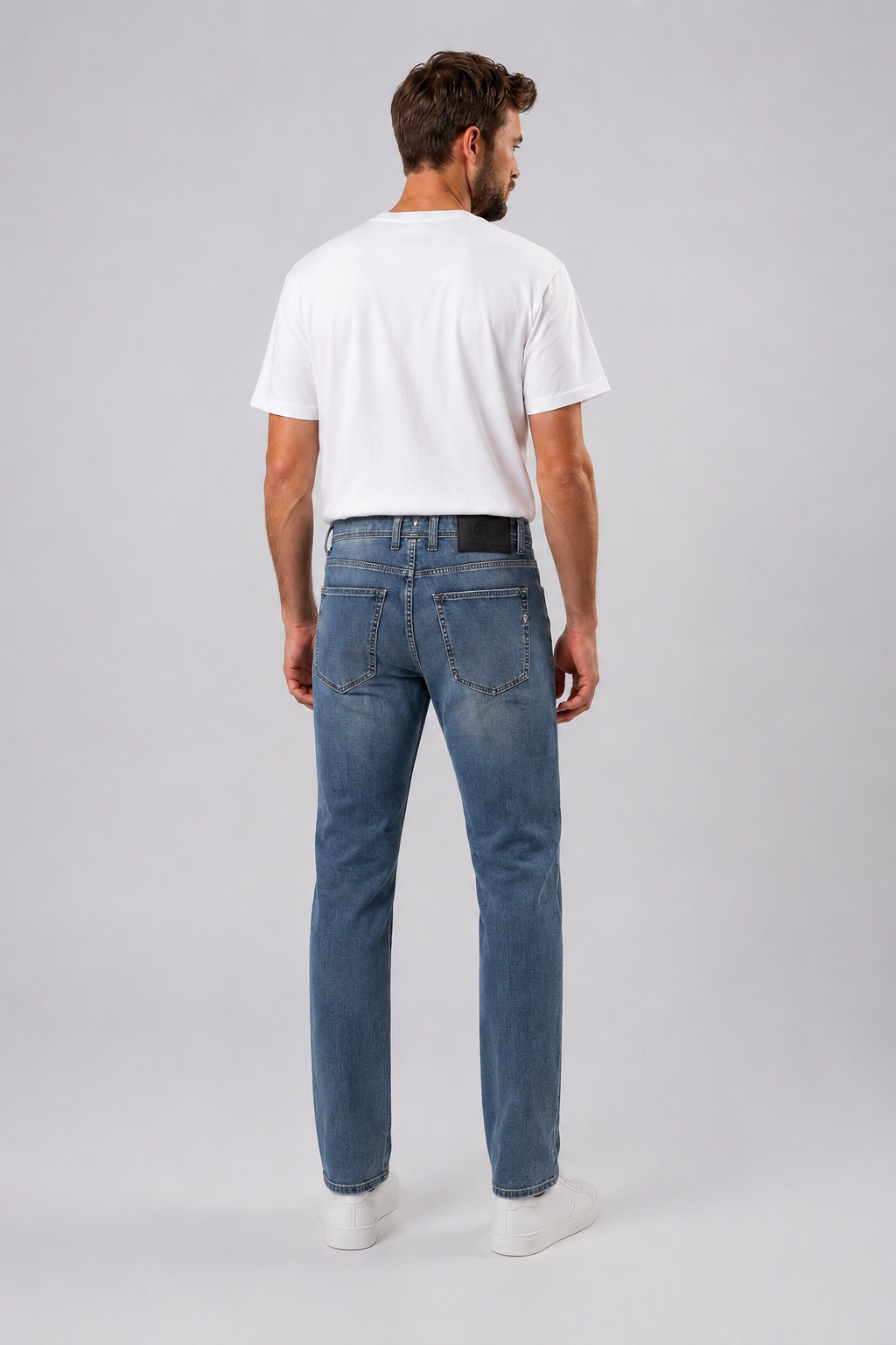 Stefano Ricci Light Blue Comfort Fit Denim Jeans