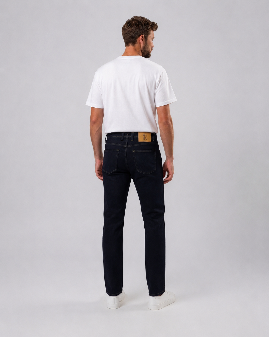 Stefano Ricci Dark Wash Denim Jeans – Regular Comfort Fit Luxury Italian Denim