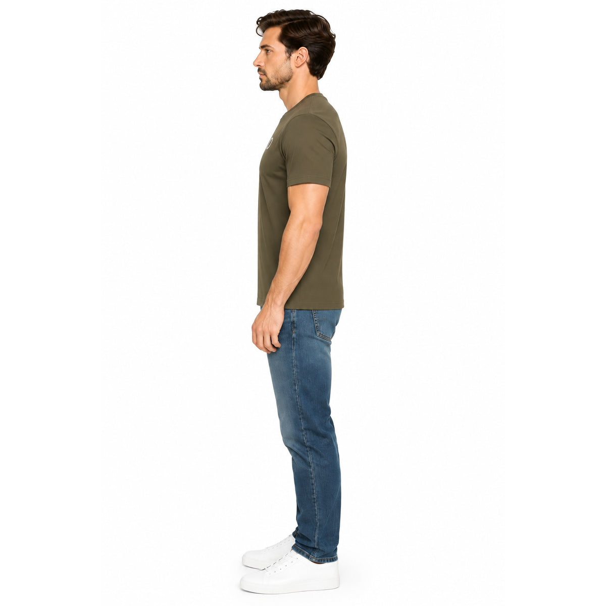 Dior Olive CD Icon Short Sleeve T Shirt