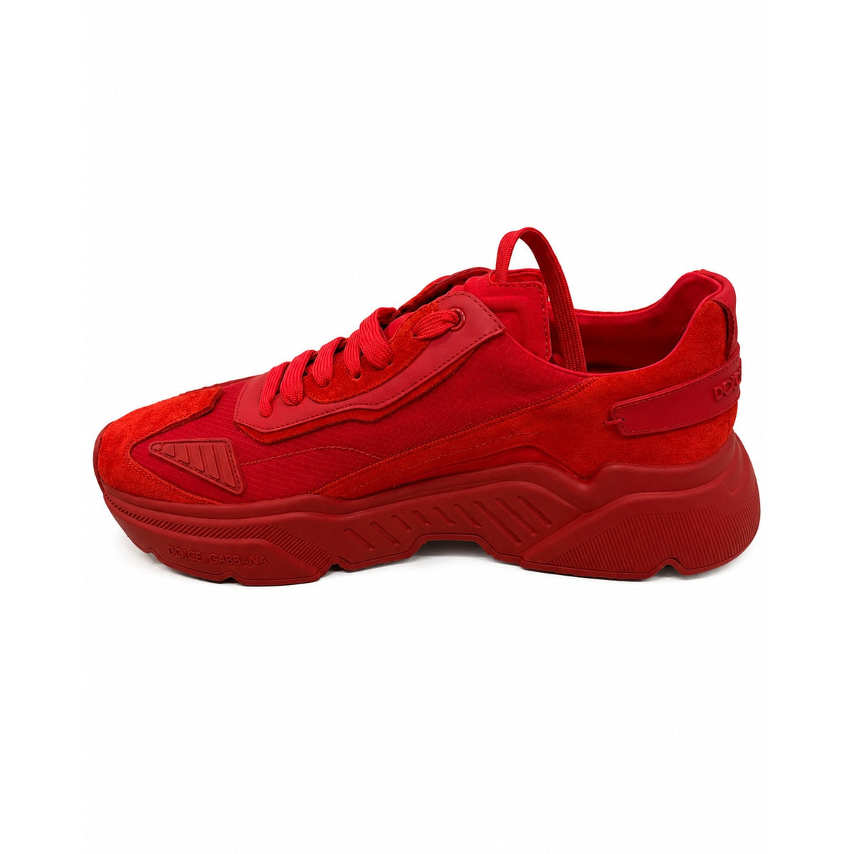 Dolce & Gabbana Red Daymaster Low Top Sneaker Shoes