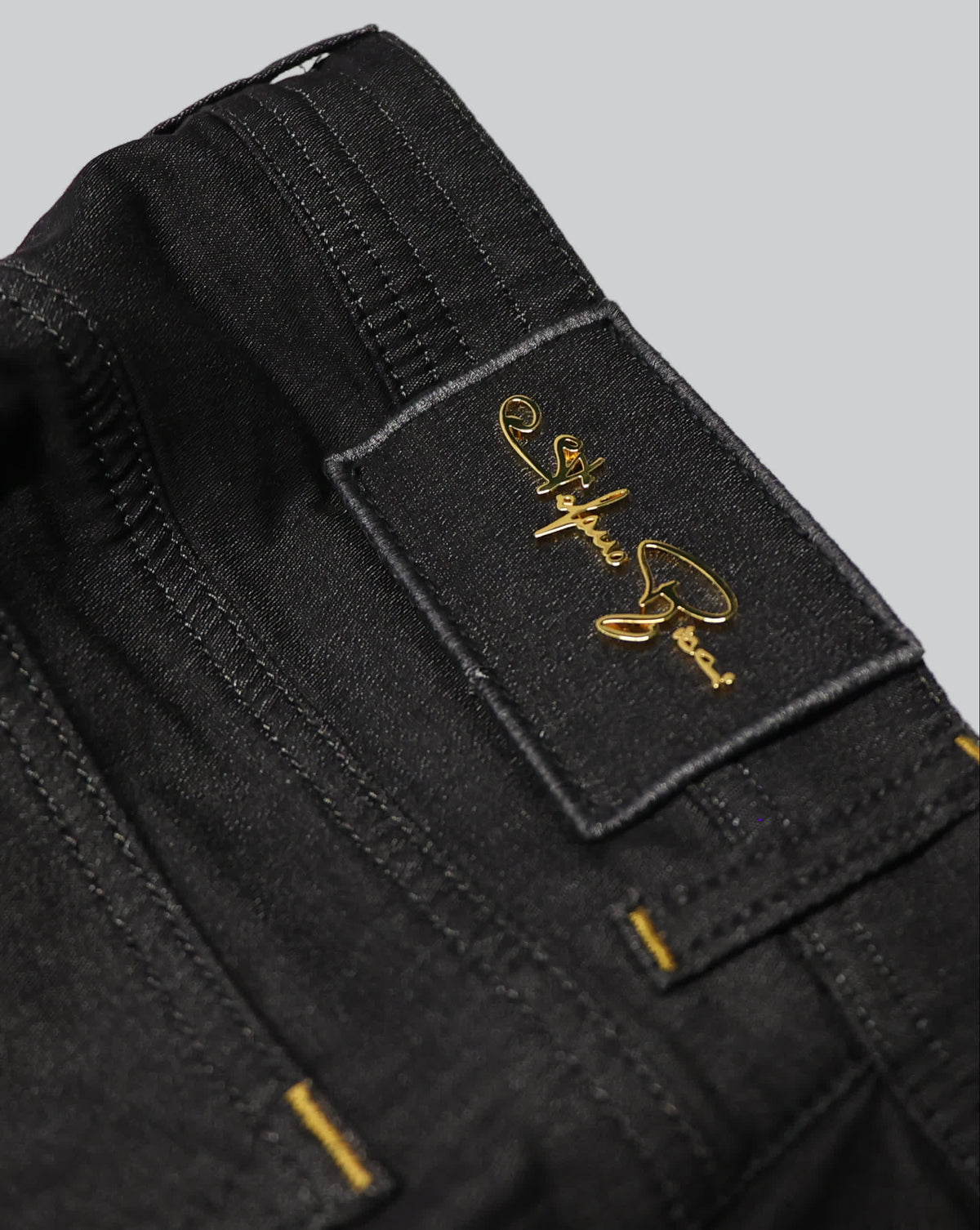 Stefano Ricci Black Luxury Sport Trousers Slim Fit - OneOffBtq.com