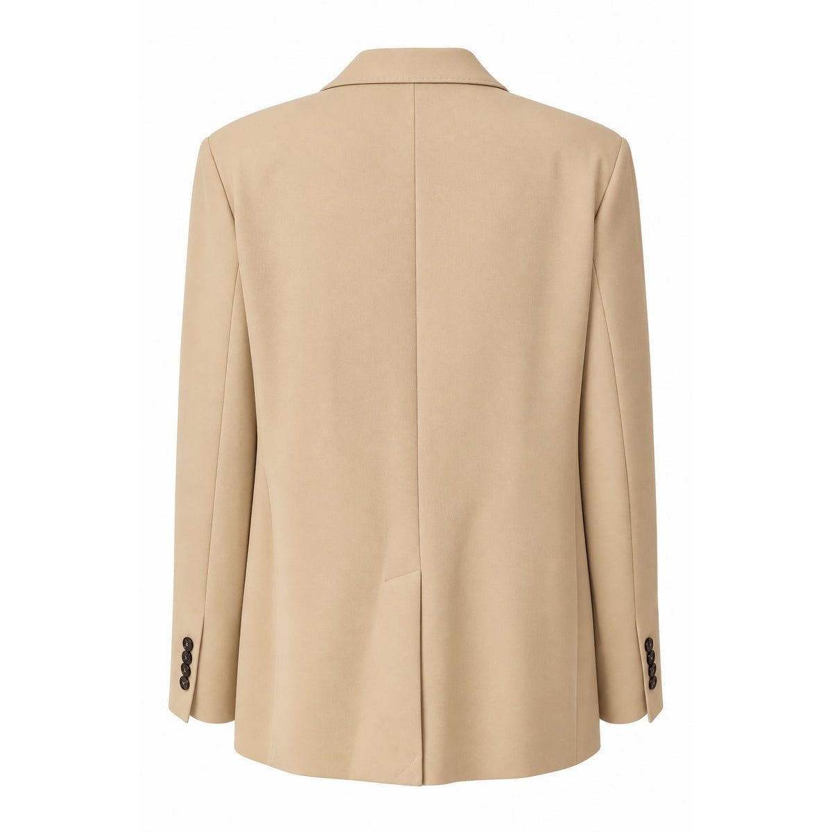 Peserico Beige Single Breasted Buttoned Blazer